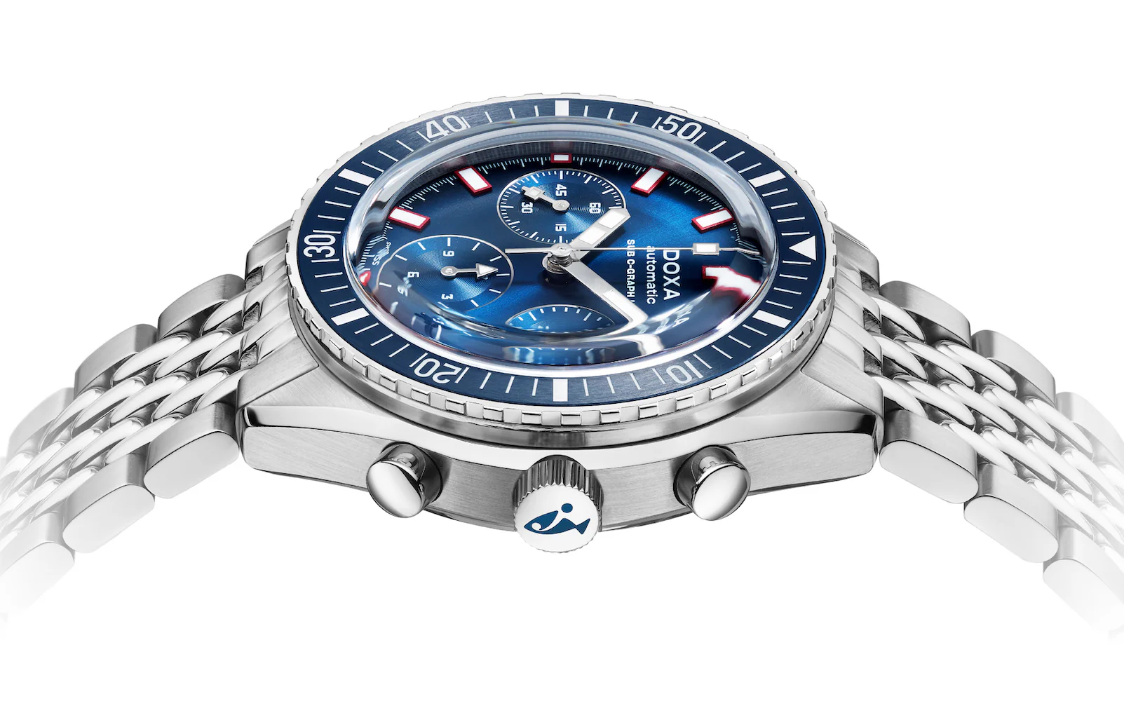 Doxa Sub 200 C-Graph II Caribbean Bracelet Watch - Image 3