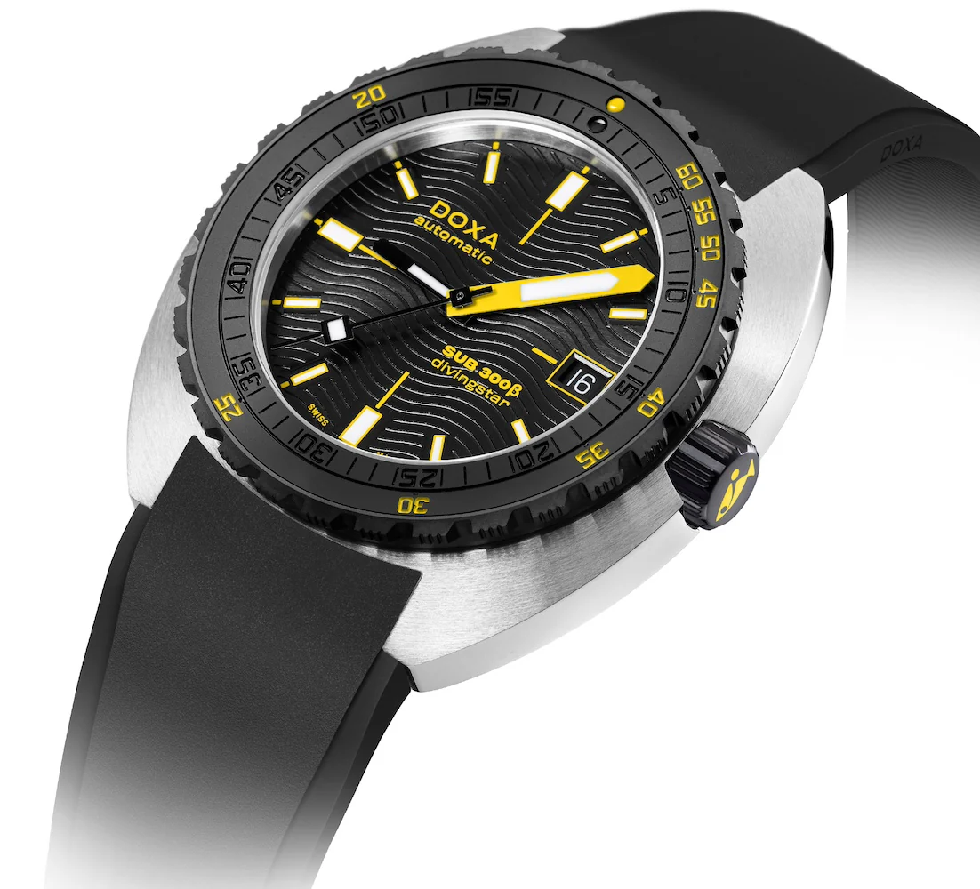 Doxa SUB 300 Beta Ceramic Steel Divingstar Rubber Black Watch - Image 2