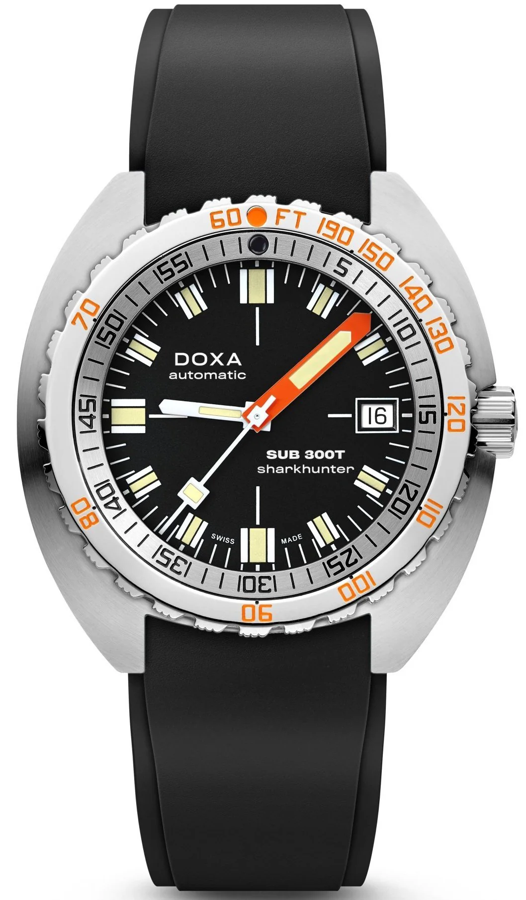 Doxa SUB 300T Sharkhunter Rubber Watch