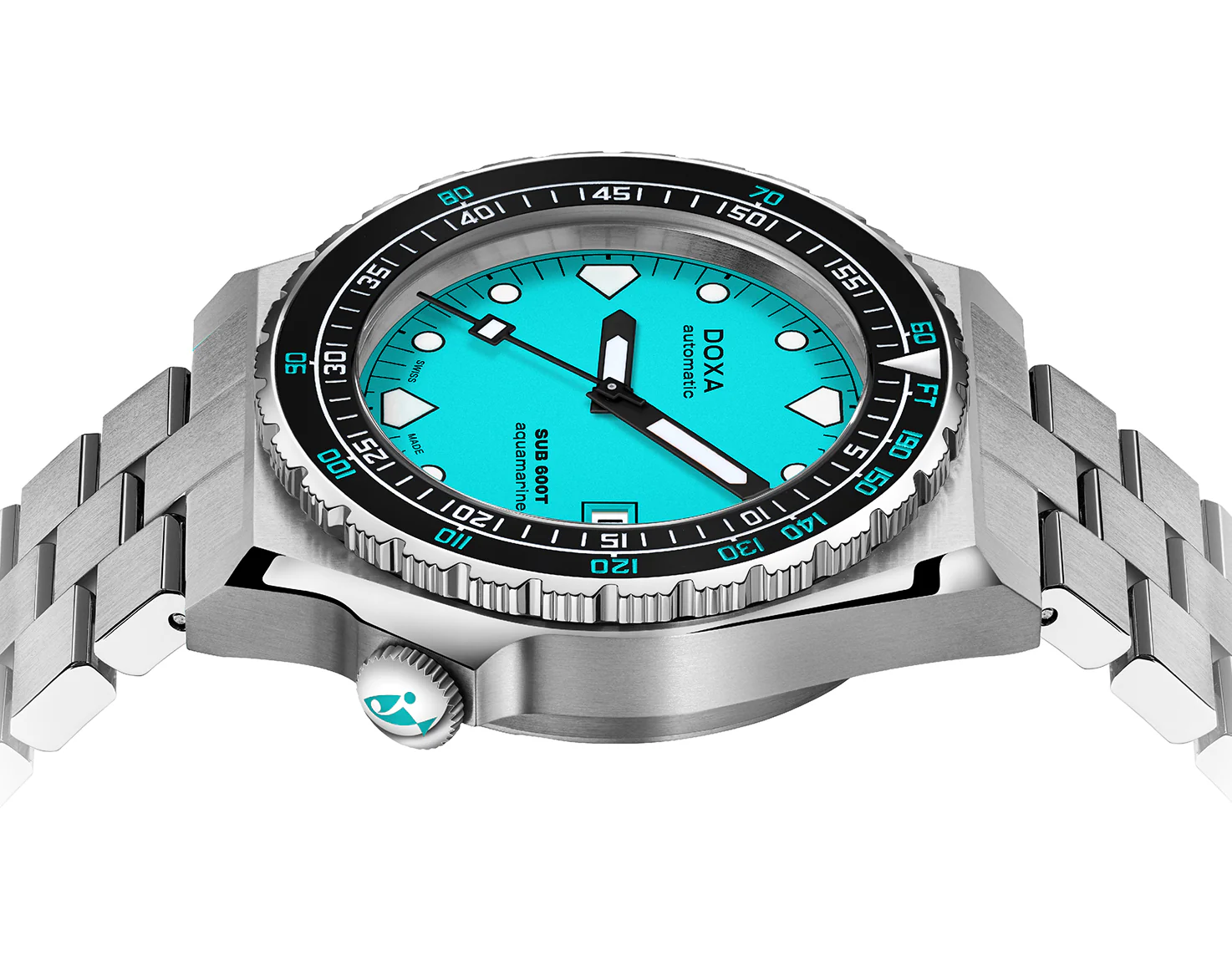Doxa SUB 600T Aquamarine Bracelet Watch - Image 3