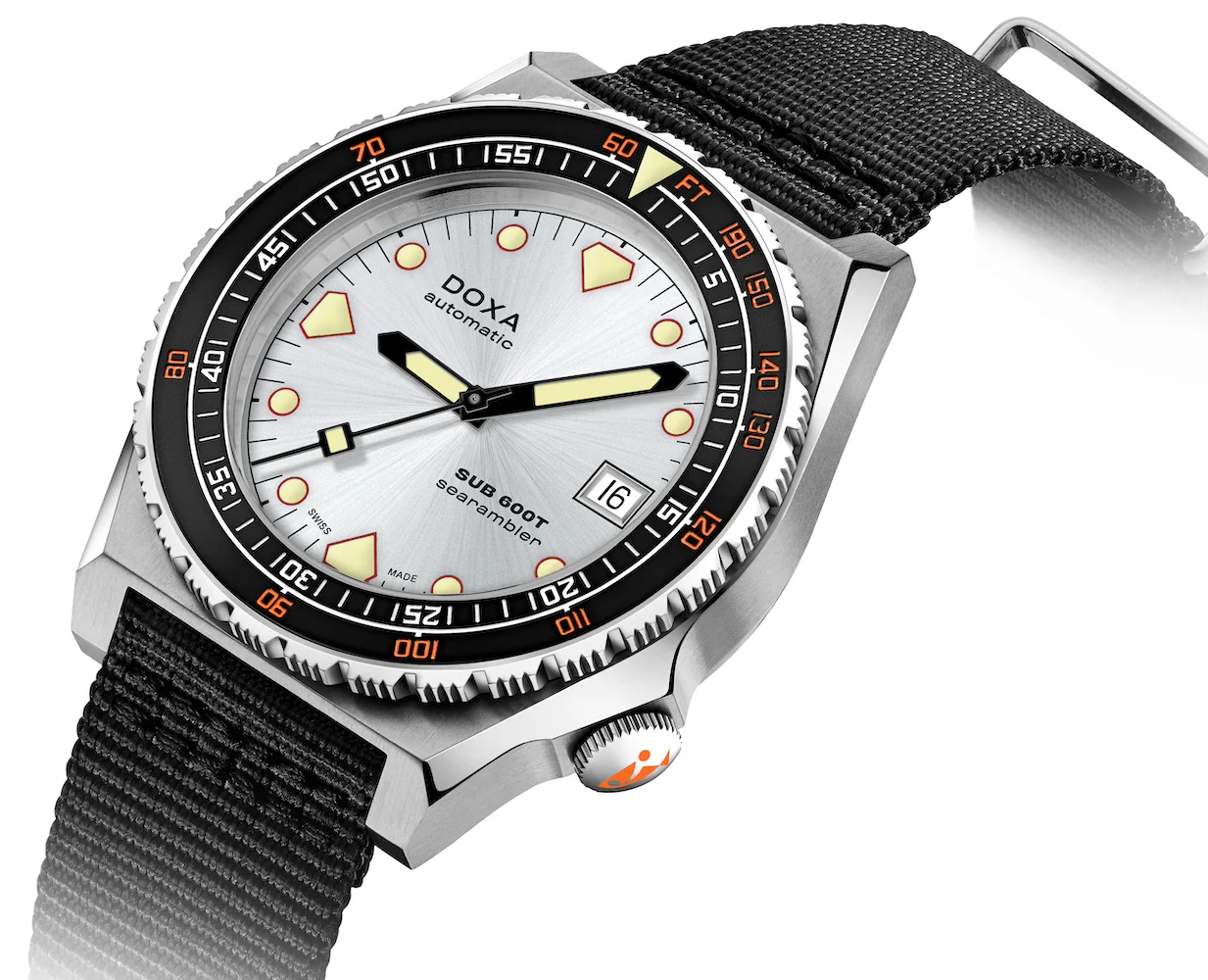 Doxa SUB 600T Searambler Nato Watch - Image 2