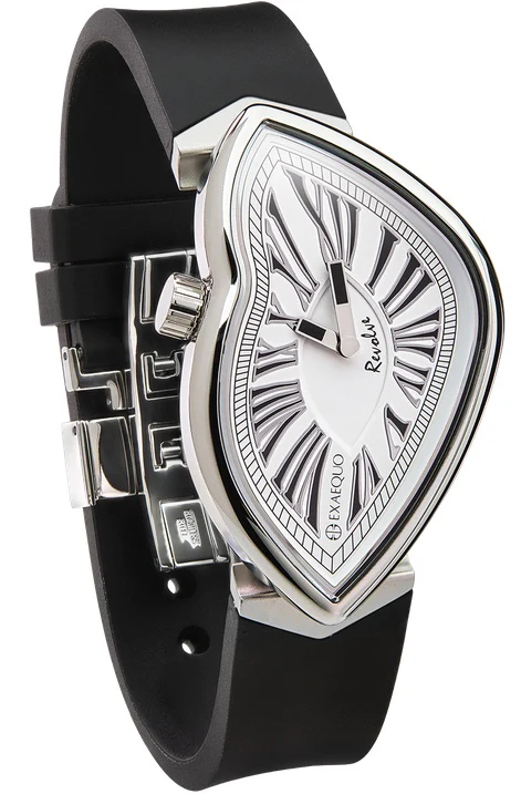 Exaequo Revolve Melting SS White Dial Watch - Image 2