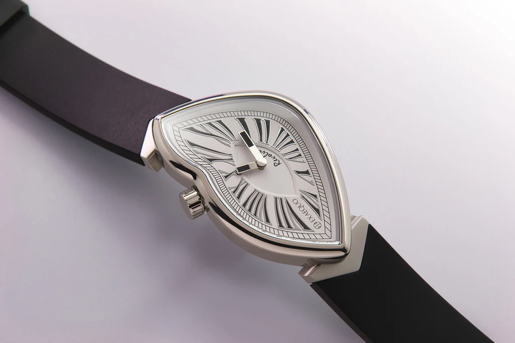Exaequo Revolve Melting SS White Dial Watch - Image 3