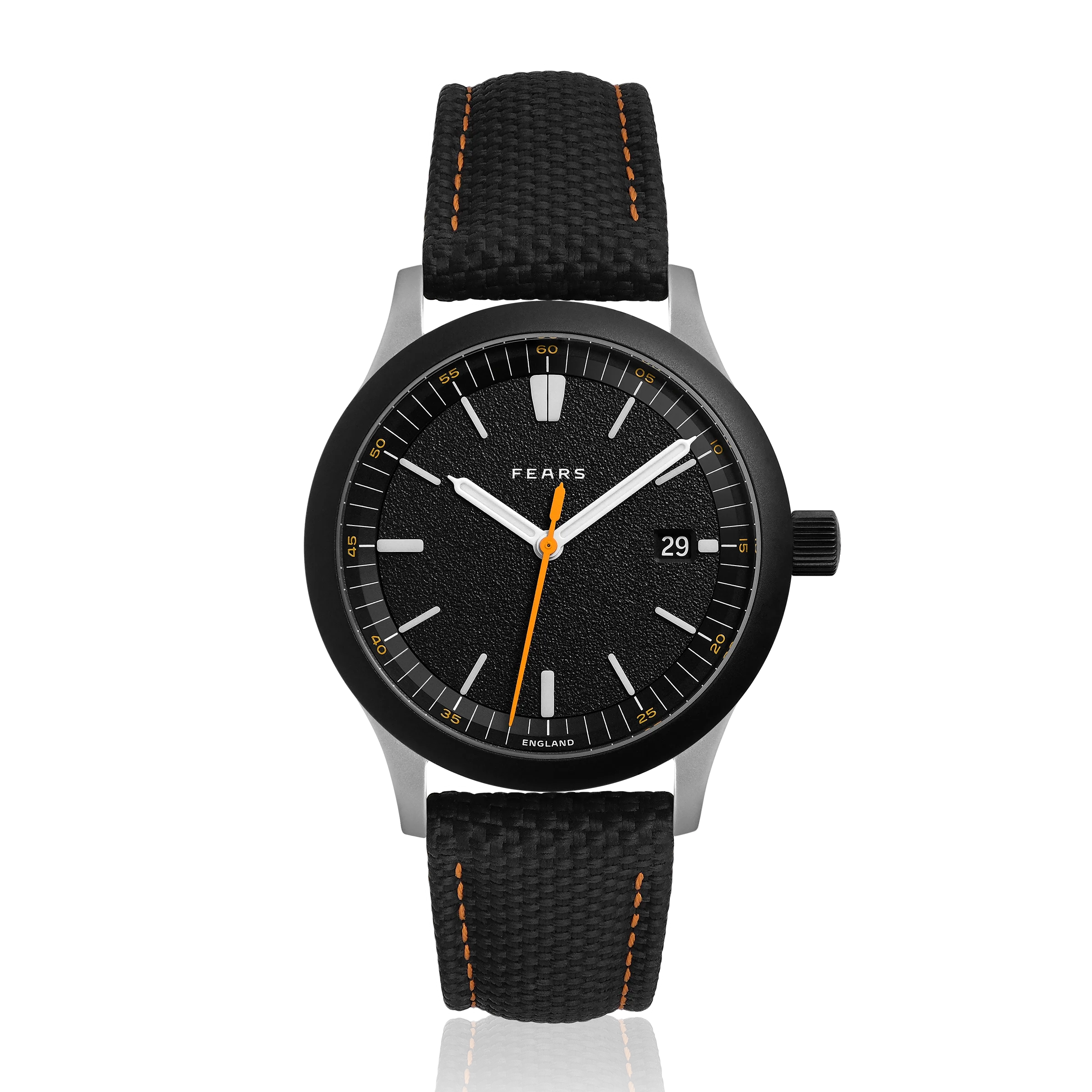Fears Redcliff 39.5 Date ES Rubber Strap Watch