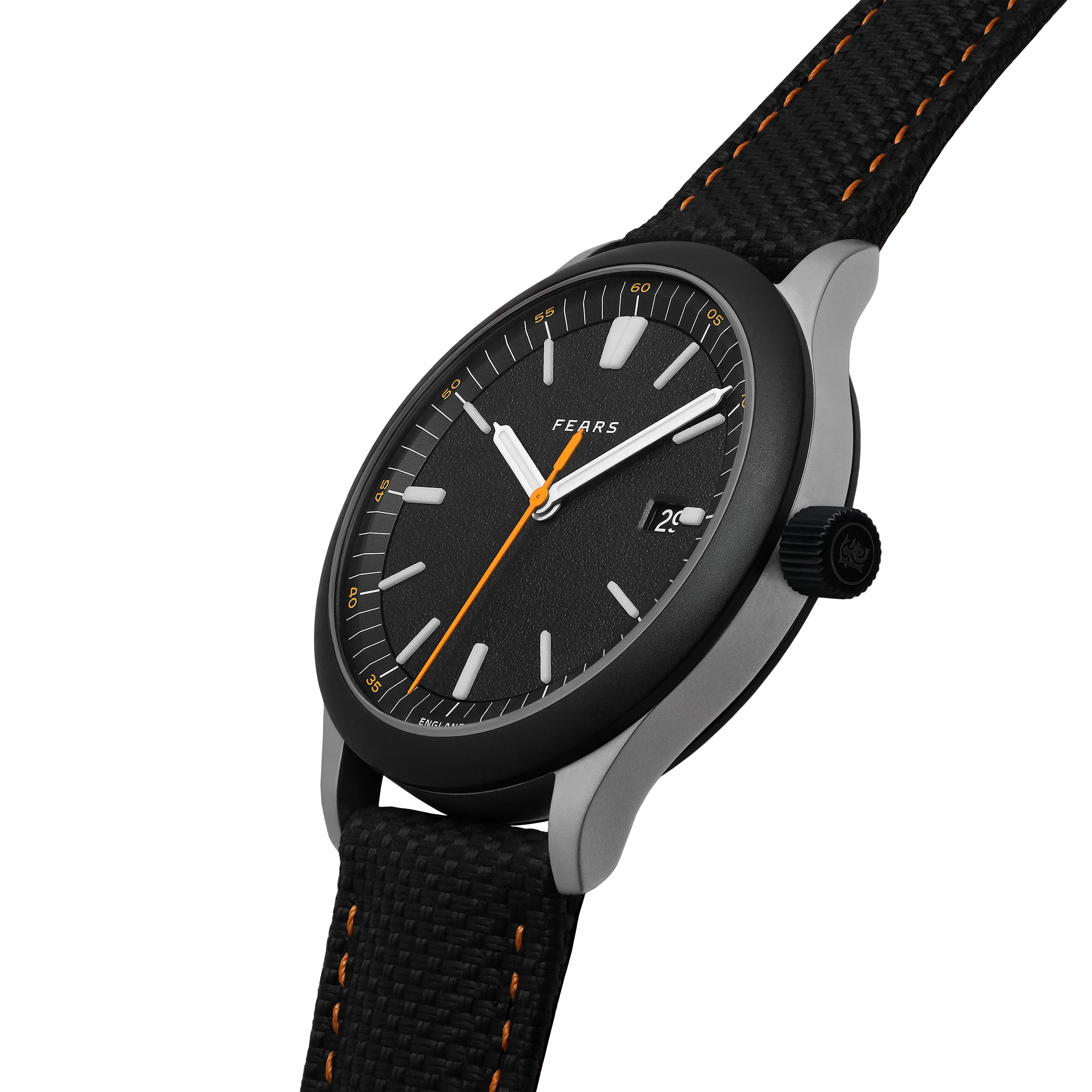 Fears Redcliff 39.5 Date ES Rubber Strap Watch - Image 2