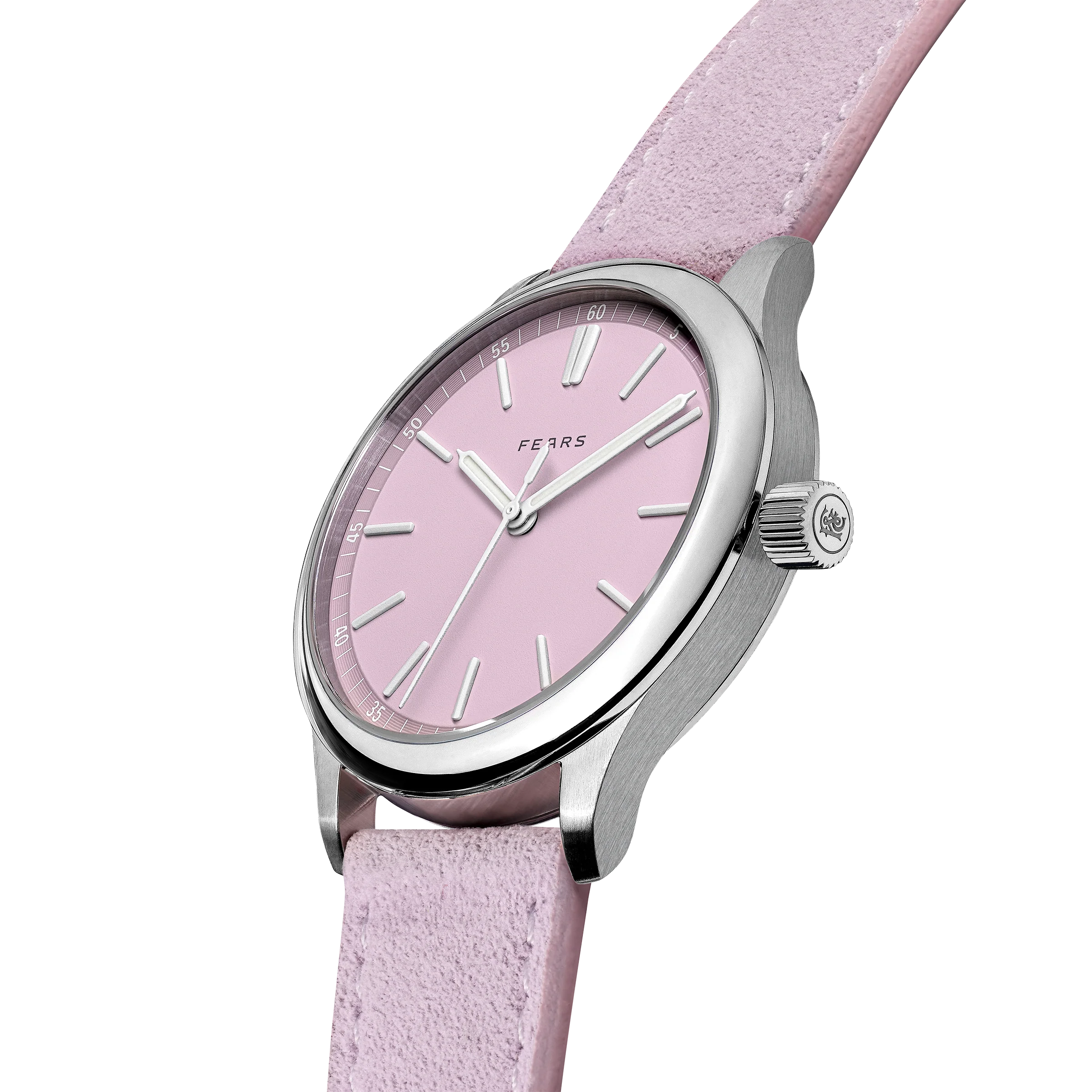 Fears Redcliff 39.5 Pale Lilac Alcantara Watch - Image 2