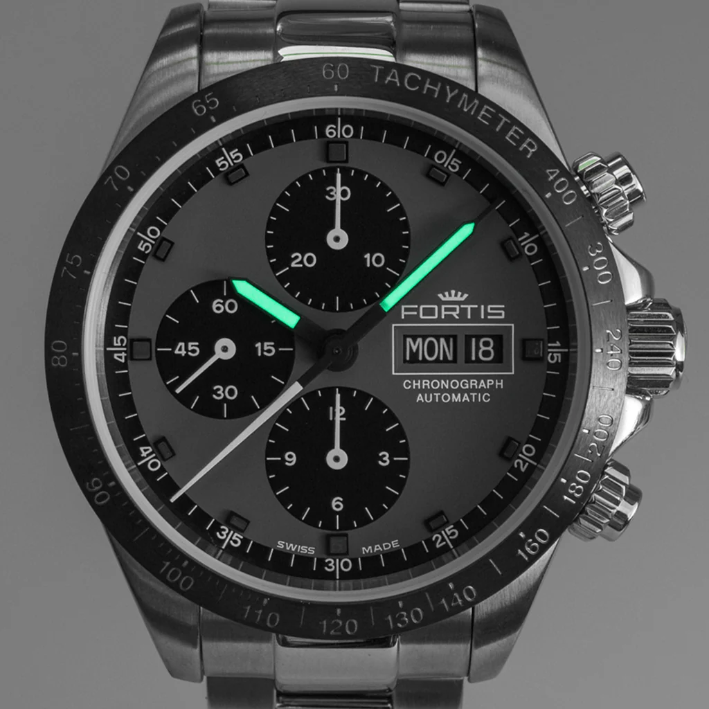 Fortis Watch Cosmonautis Stratoliner All Black Limited Edition - Image 7