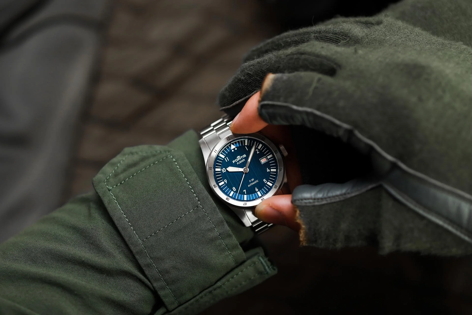 Fortis Flieger F-39 Automatic Liberty Blue Watch - Image 2