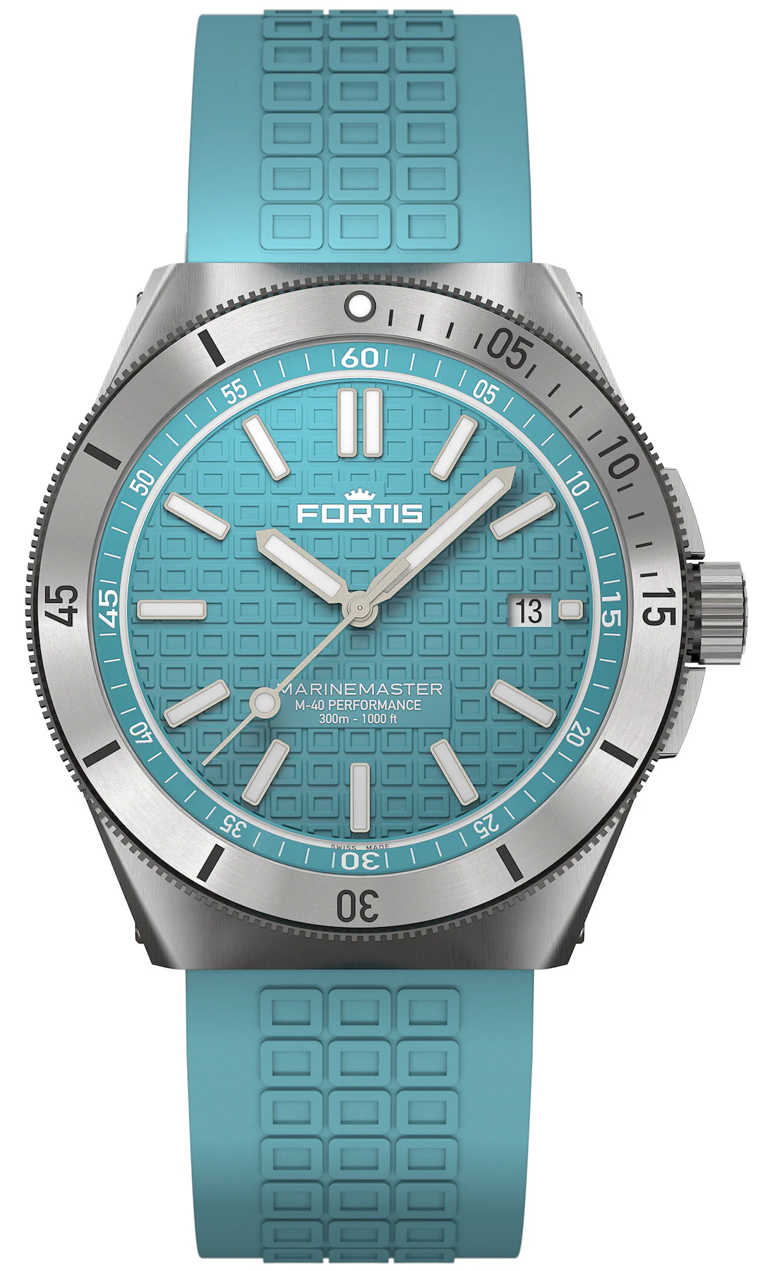 Fortis Marinemaster M-40 Serenity Blue Watch