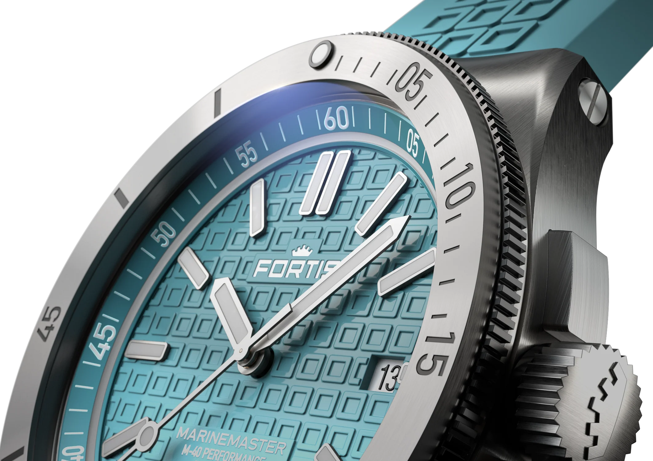 Fortis Marinemaster M-40 Serenity Blue Watch - Image 2