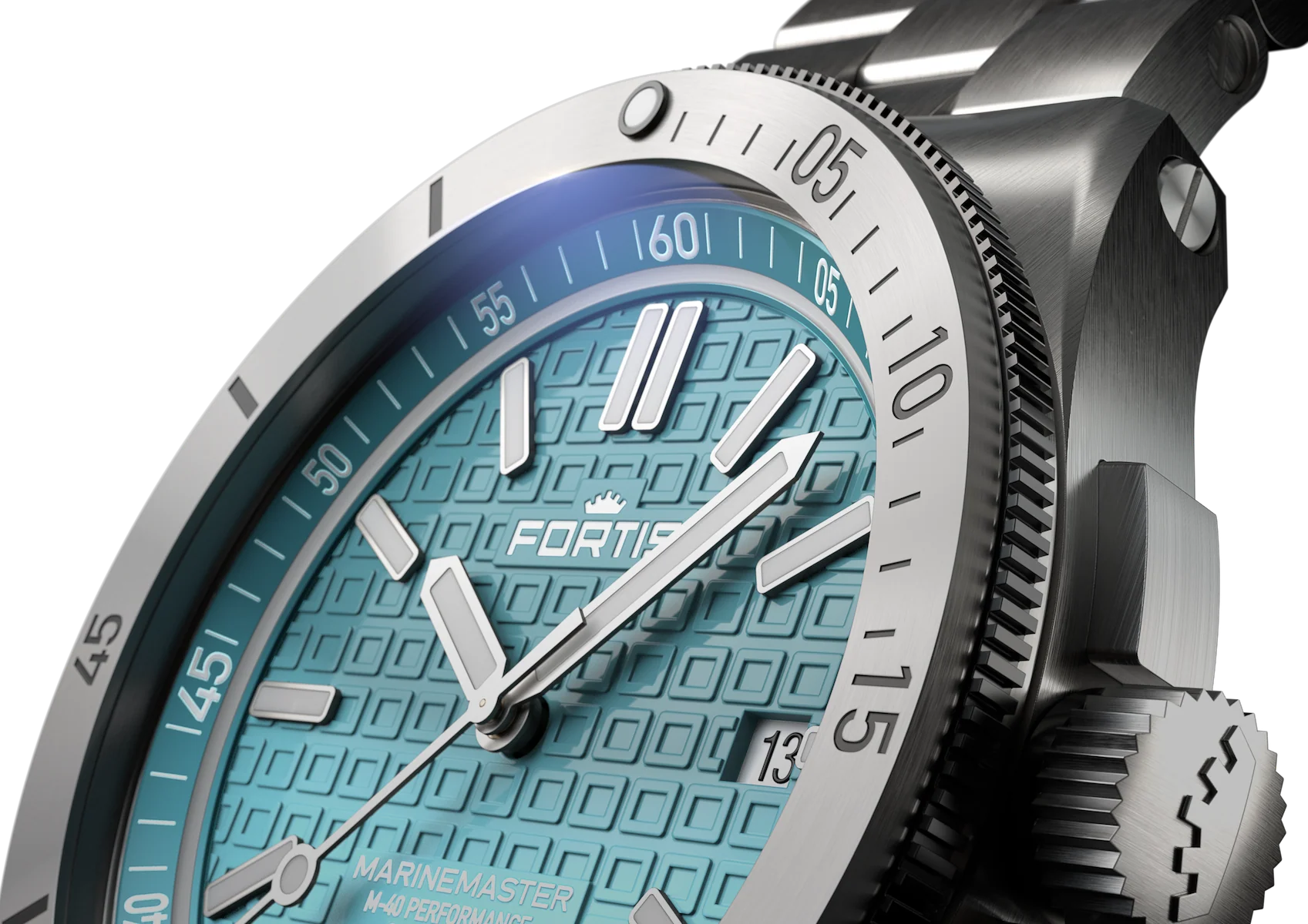 Fortis Marinemaster M-40 Serenity Blue Watch - Image 2