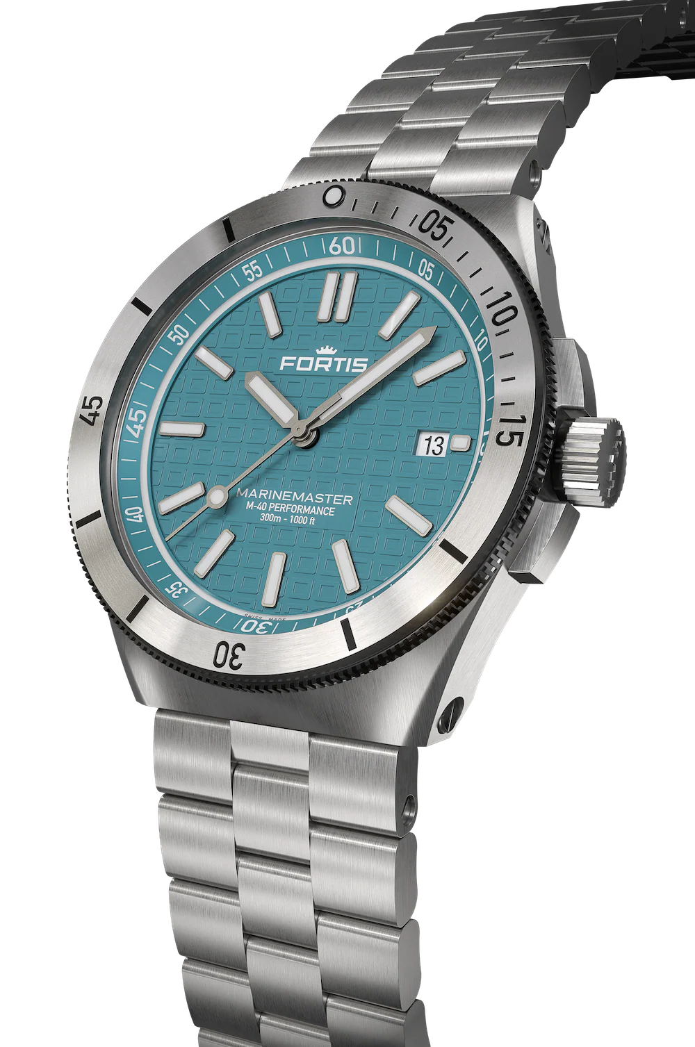 Fortis Marinemaster M-40 Serenity Blue Watch - Image 4