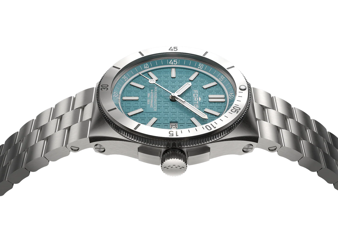 Fortis Marinemaster M-40 Serenity Blue Watch - Image 5