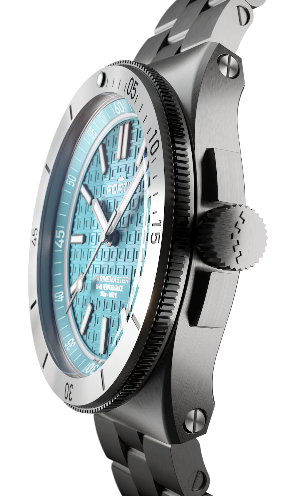 Fortis Marinemaster M-40 Serenity Blue Watch - Image 7