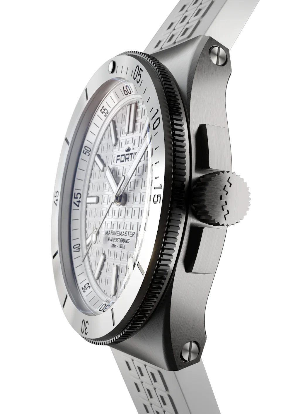 Fortis Marinemaster M-40 Snow White Watch - Image 8