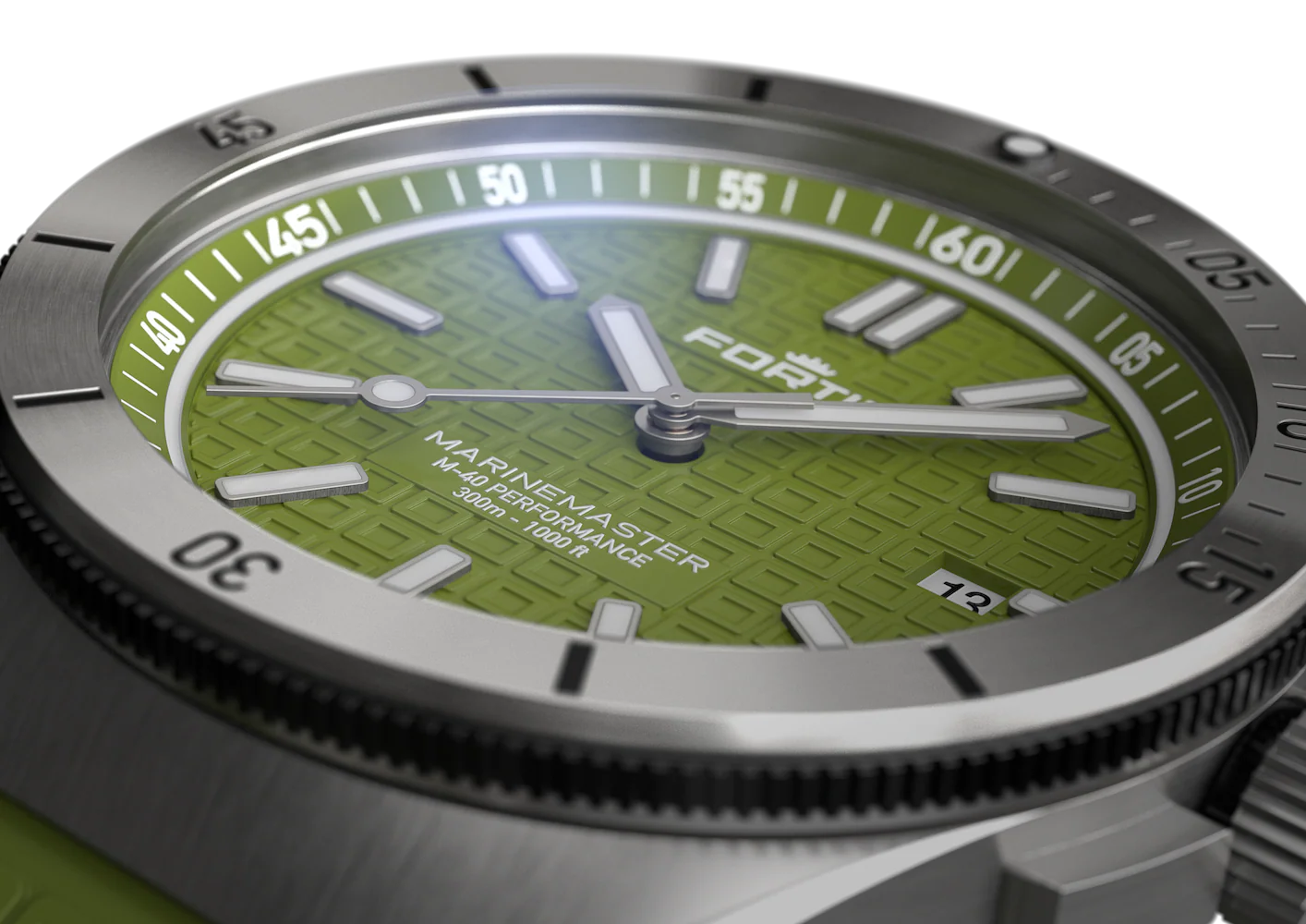 Fortis Marinemaster M-40 Woodpecker Green Watch - Image 10