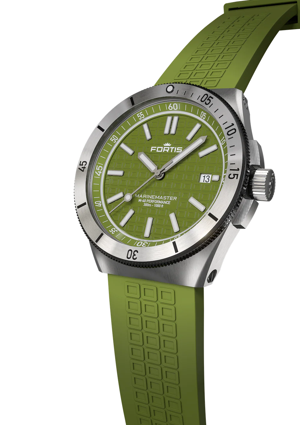 Fortis Marinemaster M-40 Woodpecker Green Watch - Image 4