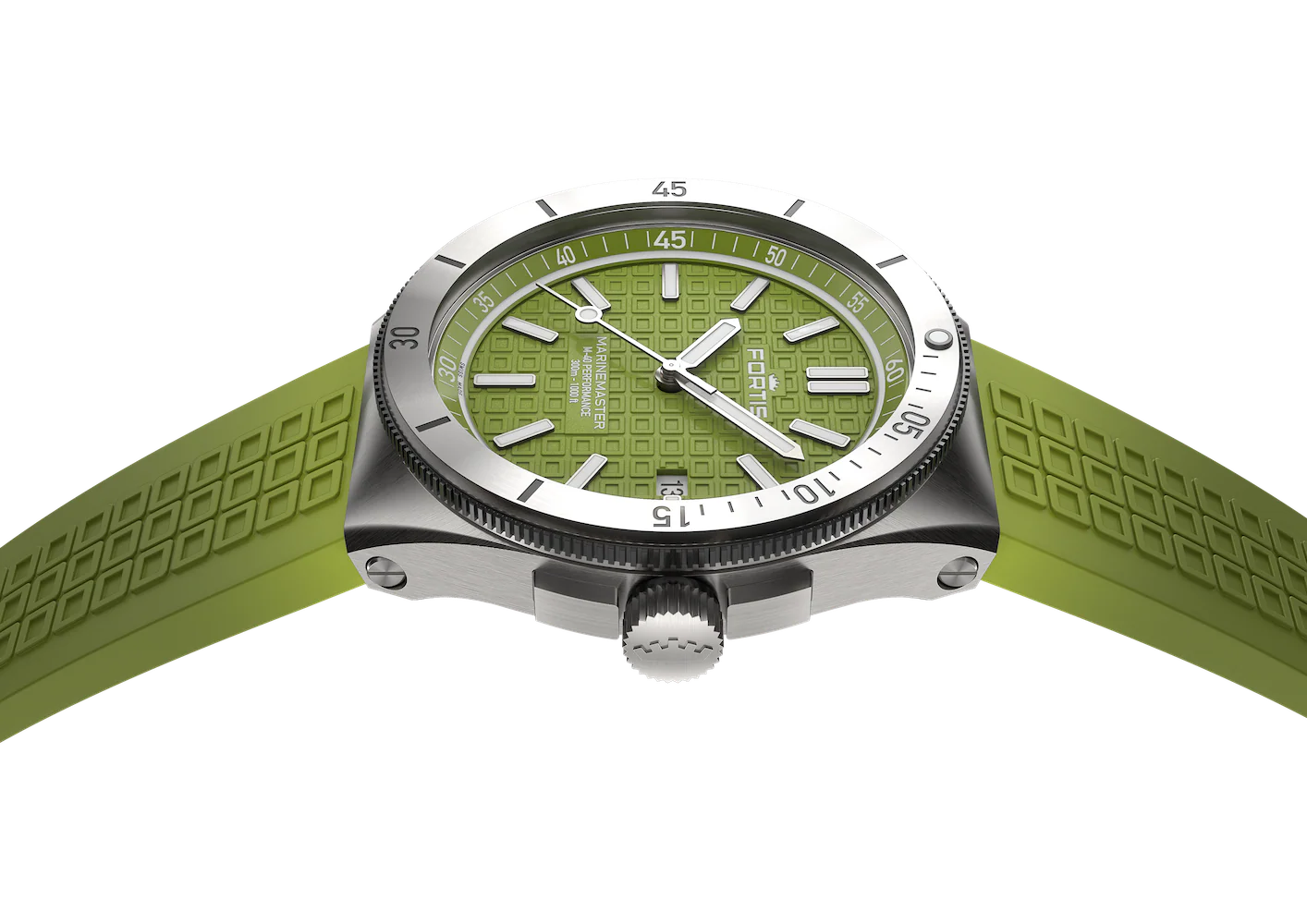 Fortis Marinemaster M-40 Woodpecker Green Watch - Image 5
