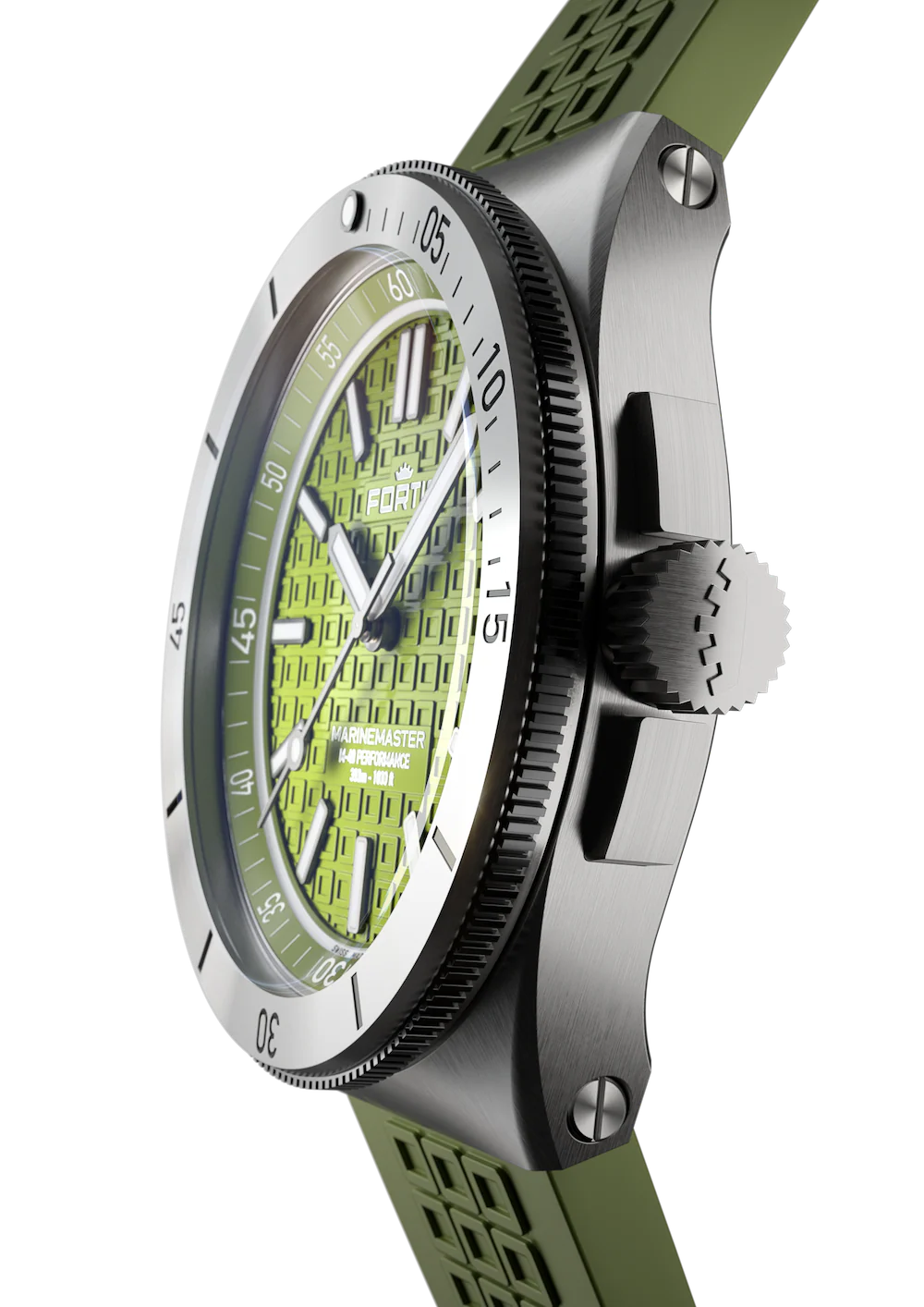 Fortis Marinemaster M-40 Woodpecker Green Watch - Image 7