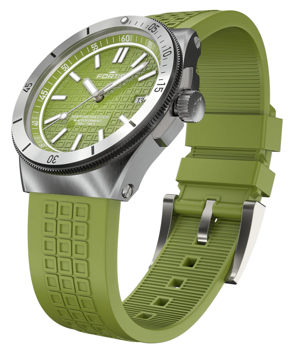 Fortis Marinemaster M-40 Woodpecker Green Watch - Image 8