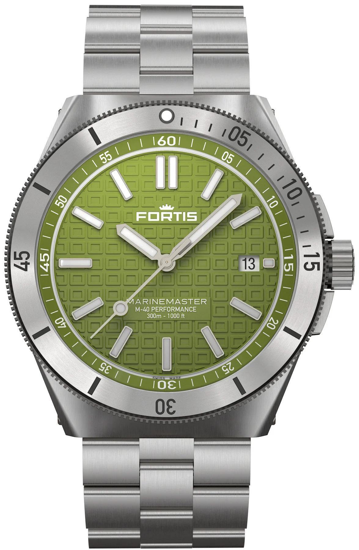 Fortis Marinemaster M-40 Woodpecker Green Watch