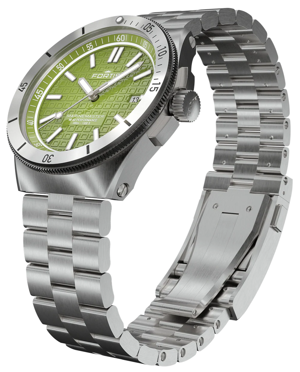 Fortis Marinemaster M-40 Woodpecker Green Watch - Image 10