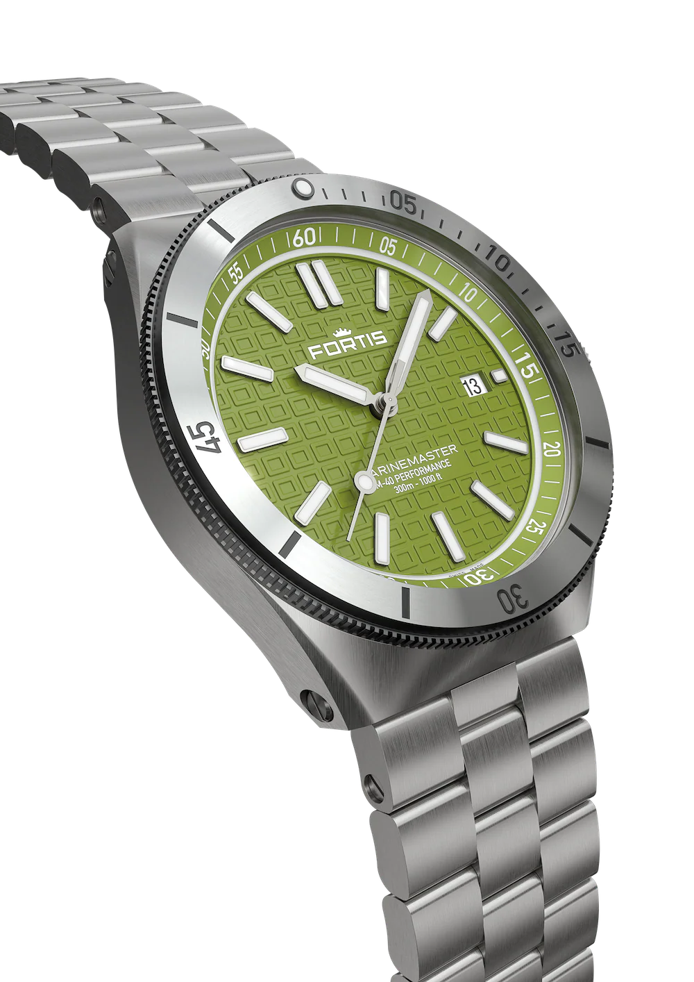 Fortis Marinemaster M-40 Woodpecker Green Watch - Image 8