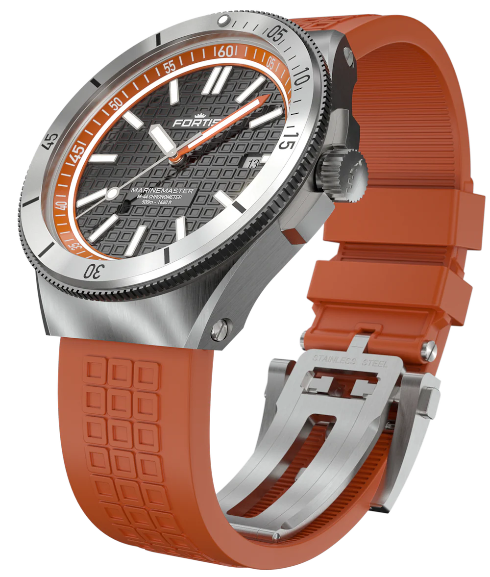 Fortis Marinemaster M-44 Amber Orange Watch - Image 8
