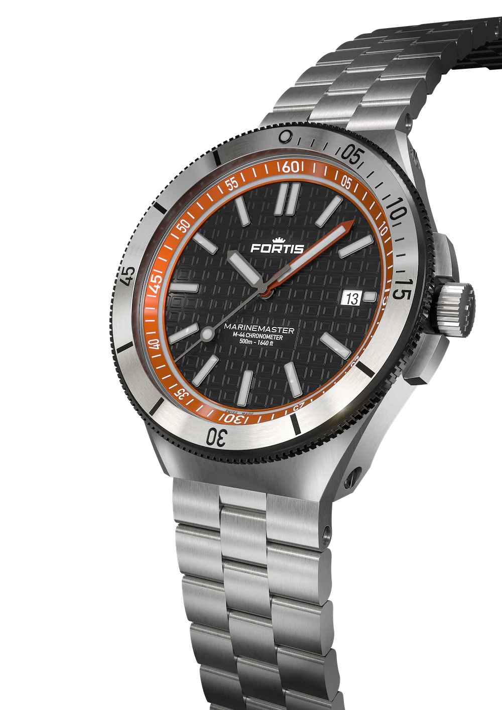 Fortis Marinemaster M-44 Amber Orange Watch - Image 4