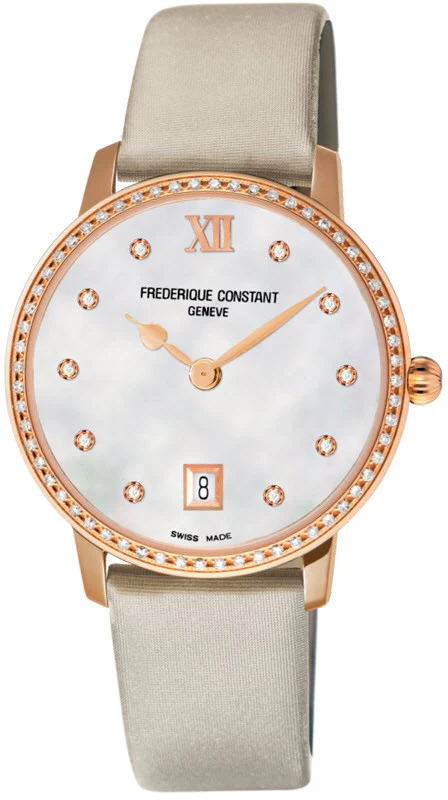 Frederique Constant Watch Slim Line Joaillerie D
