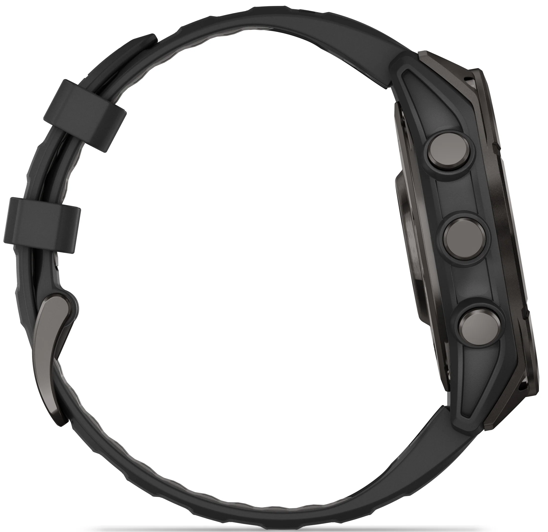 Garmin Fenix 8 47mm Sapphire AMOLED Carbon Grey DLC titanium Black Pebble Grey Silicone Watch - Image 12