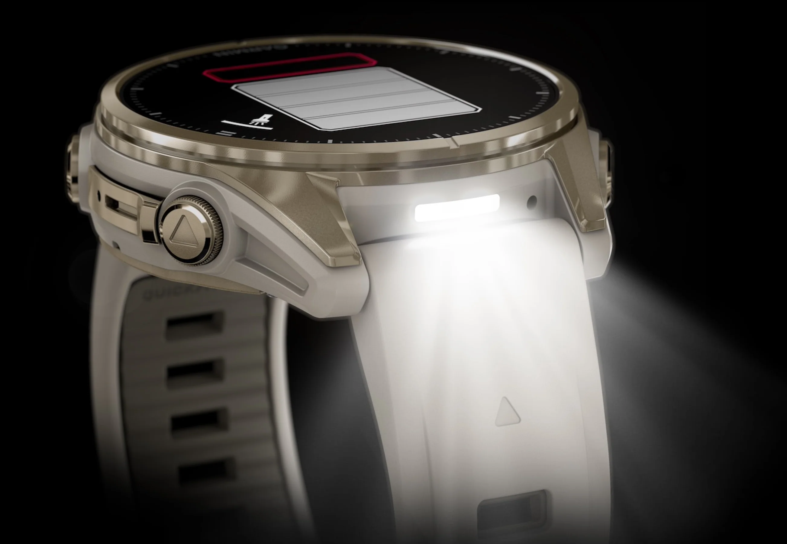 Garmin Fenix 8 43mm Sapphire AMOLED Soft Gold Fog Grey Watch - Image 9