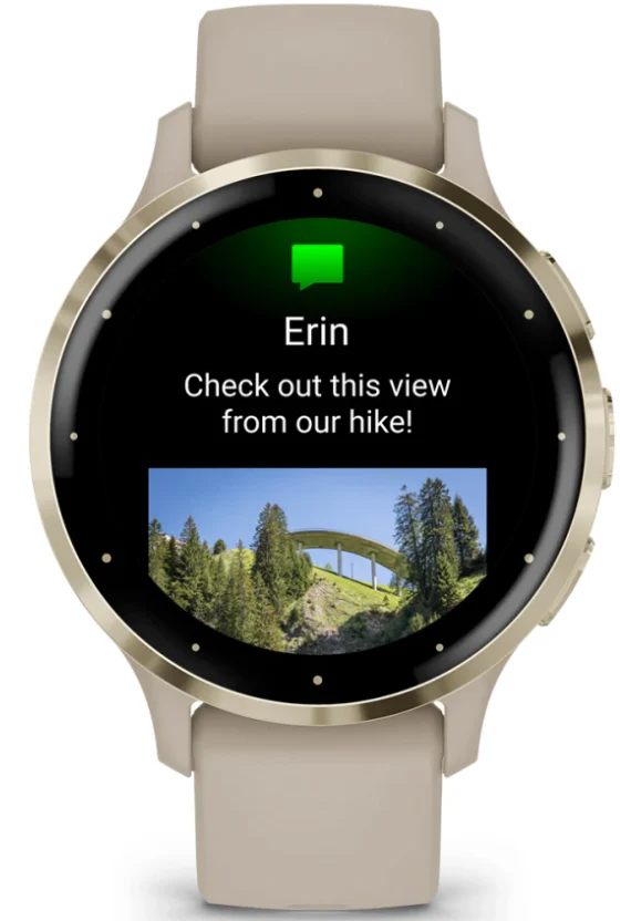 Garmin Venu 3S Soft Gold Smartwatch Watch - Image 5