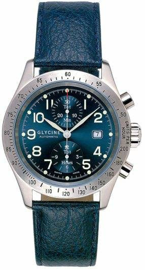 Glycine Stratoforte Chronograph Blue D