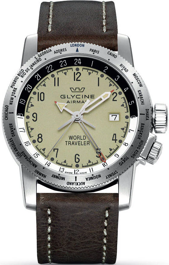 Glycine Watch Airman World Traveler