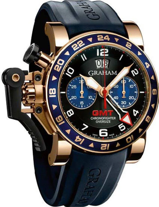 Graham Chronofighter Oversize GMT Gold D