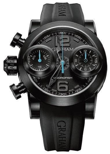 Graham Watch Swordfish Booster Blue PVD