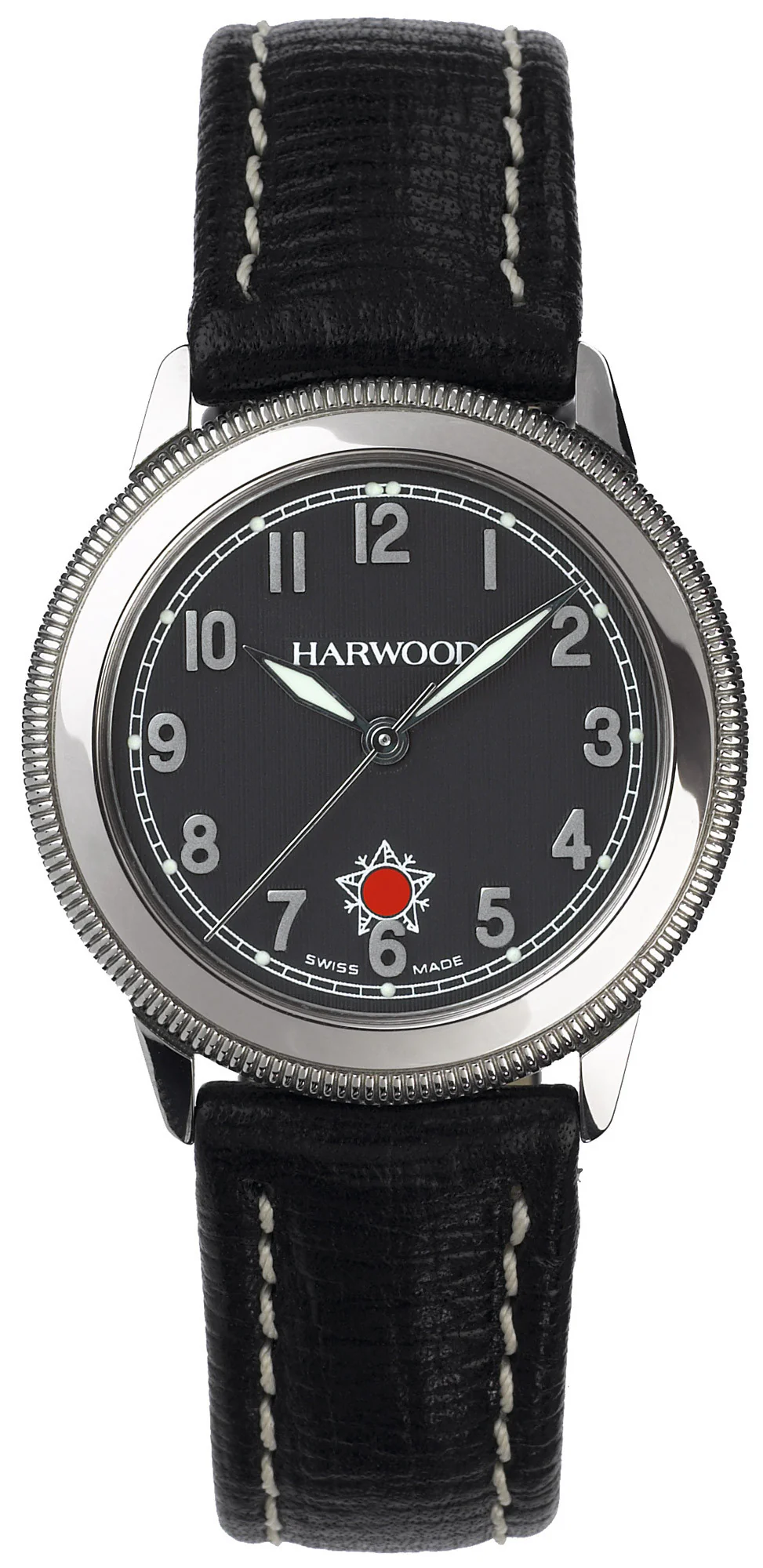 Harwood Watch Black Leather