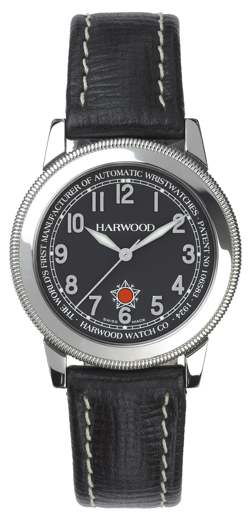 Harwood Watch Black Leather