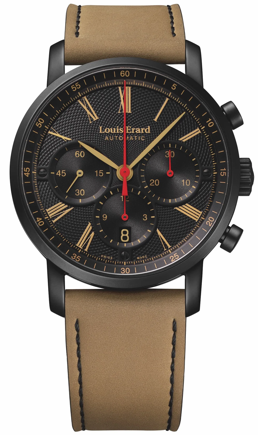 Louis Erard Watch Excellence Chrono Black PVD