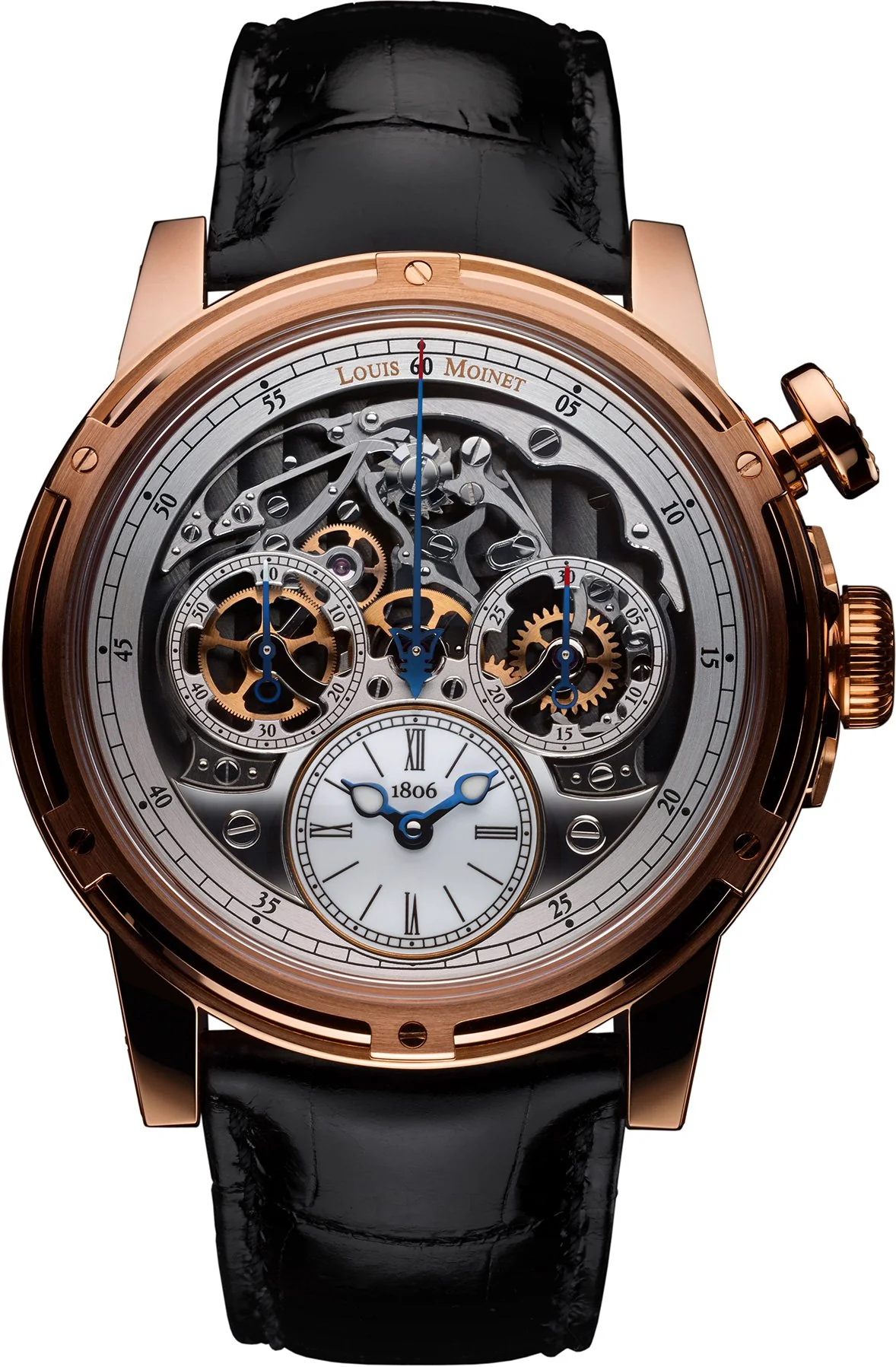 Louis Moinet MemOris Chronograph Rose Gold Limited Edition Watch