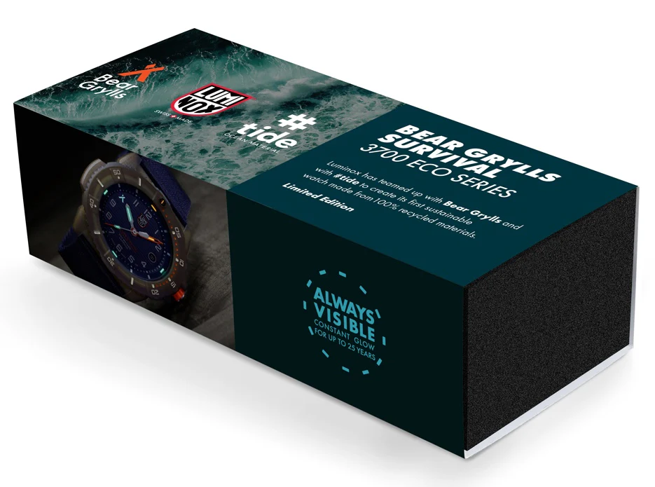 Luminox Bear Grylls Master #TIDE 3740 Series Olive Black Watch - Image 9
