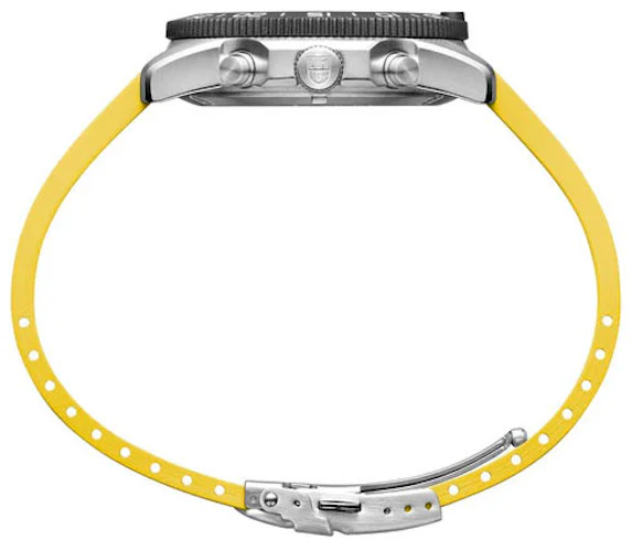 Luminox Sea Pacific Diver Chronograph 3140 Black Yellow Watch - Image 8