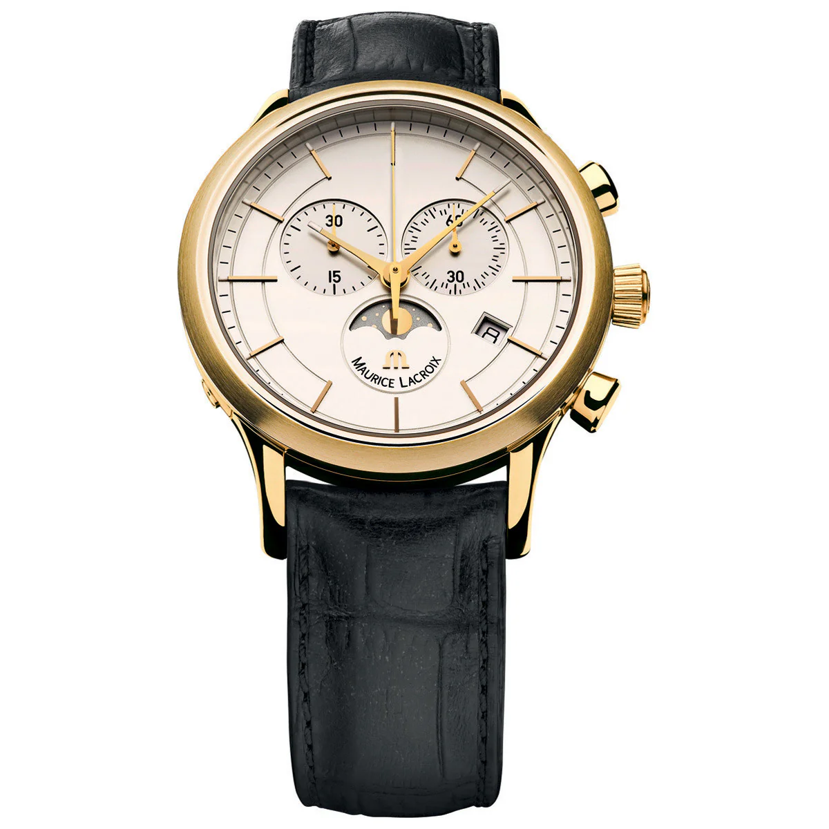 Maurice Lacroix Les Classiques Round Gents Moonphase Chrono D