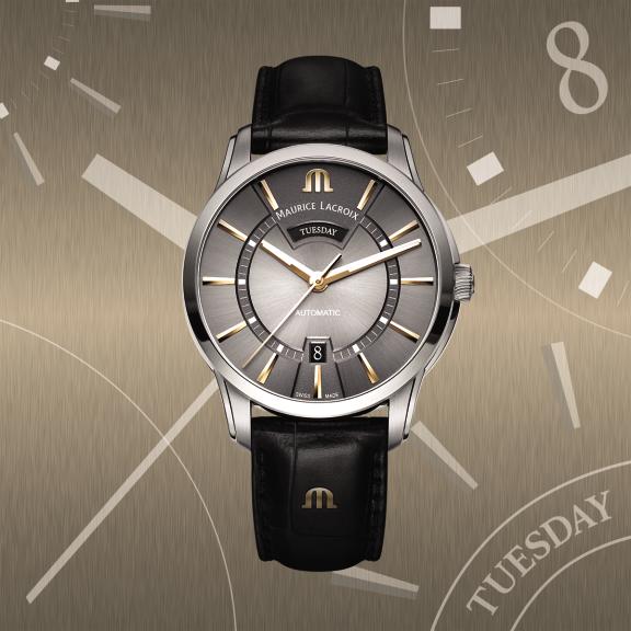 Maurice Lacroix Watch Pontos Day Date Mens - Image 2