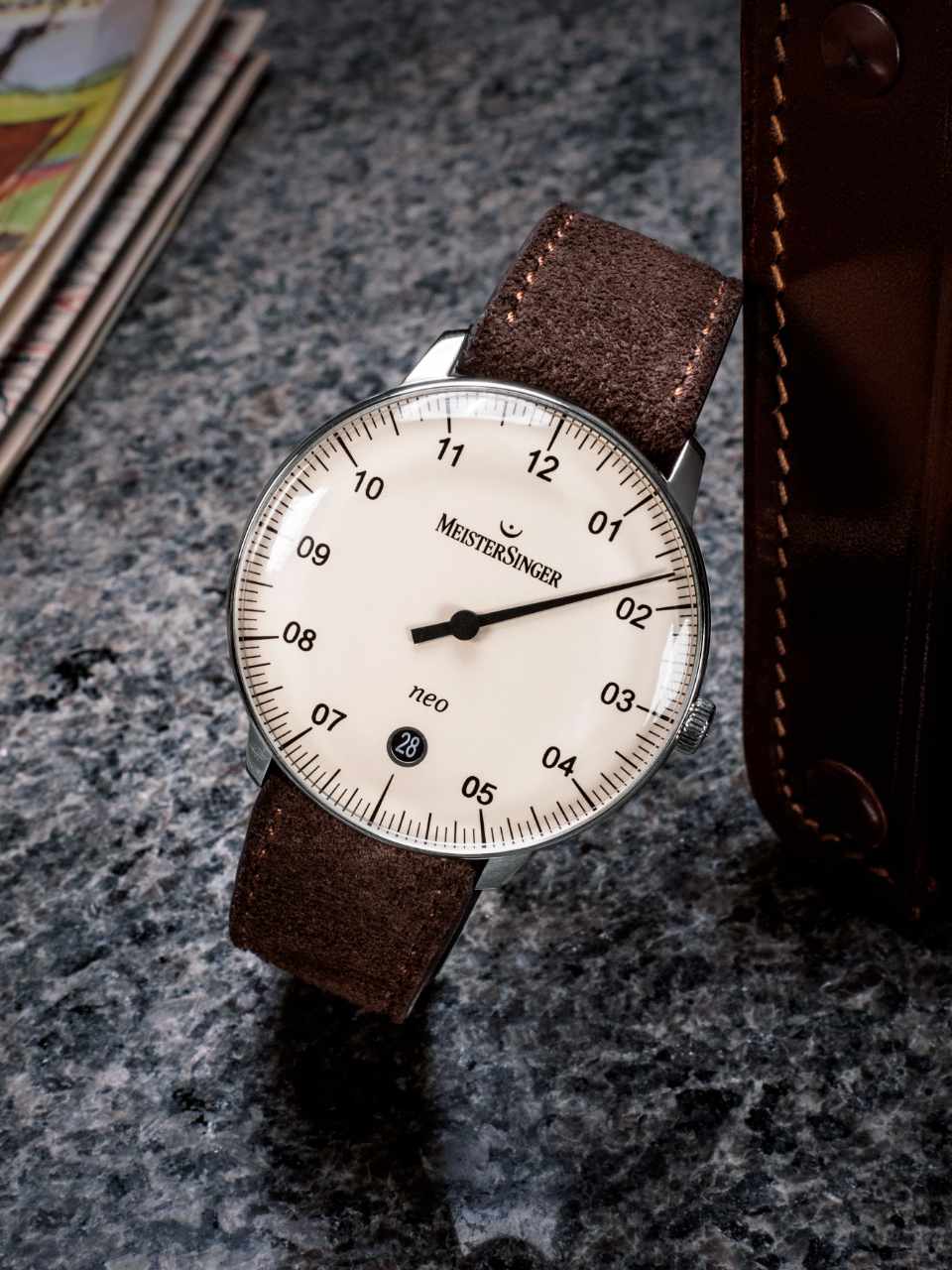 MeisterSinger Neo Suede Brown - Image 4