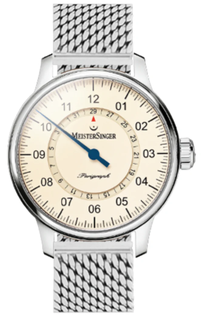 MeisterSinger Perigraph Milanaise Bracelet Watch