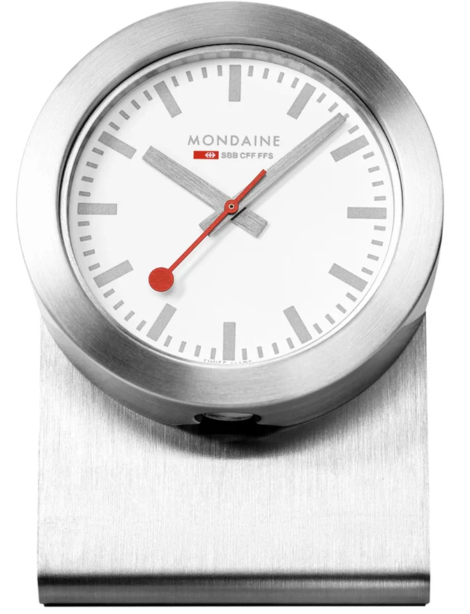 Mondaine Clock Magnet Silver Watch - Image 2