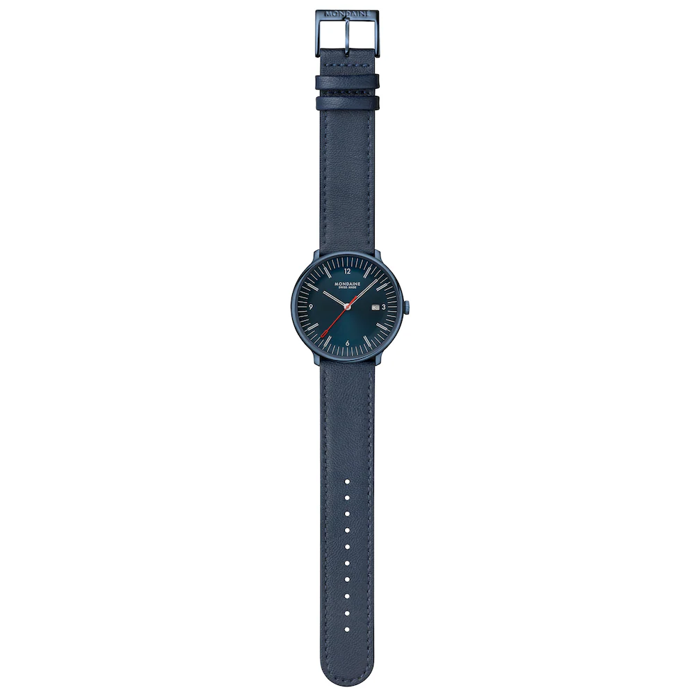Mondaine Doppio 41mm Mens Watch - Image 3