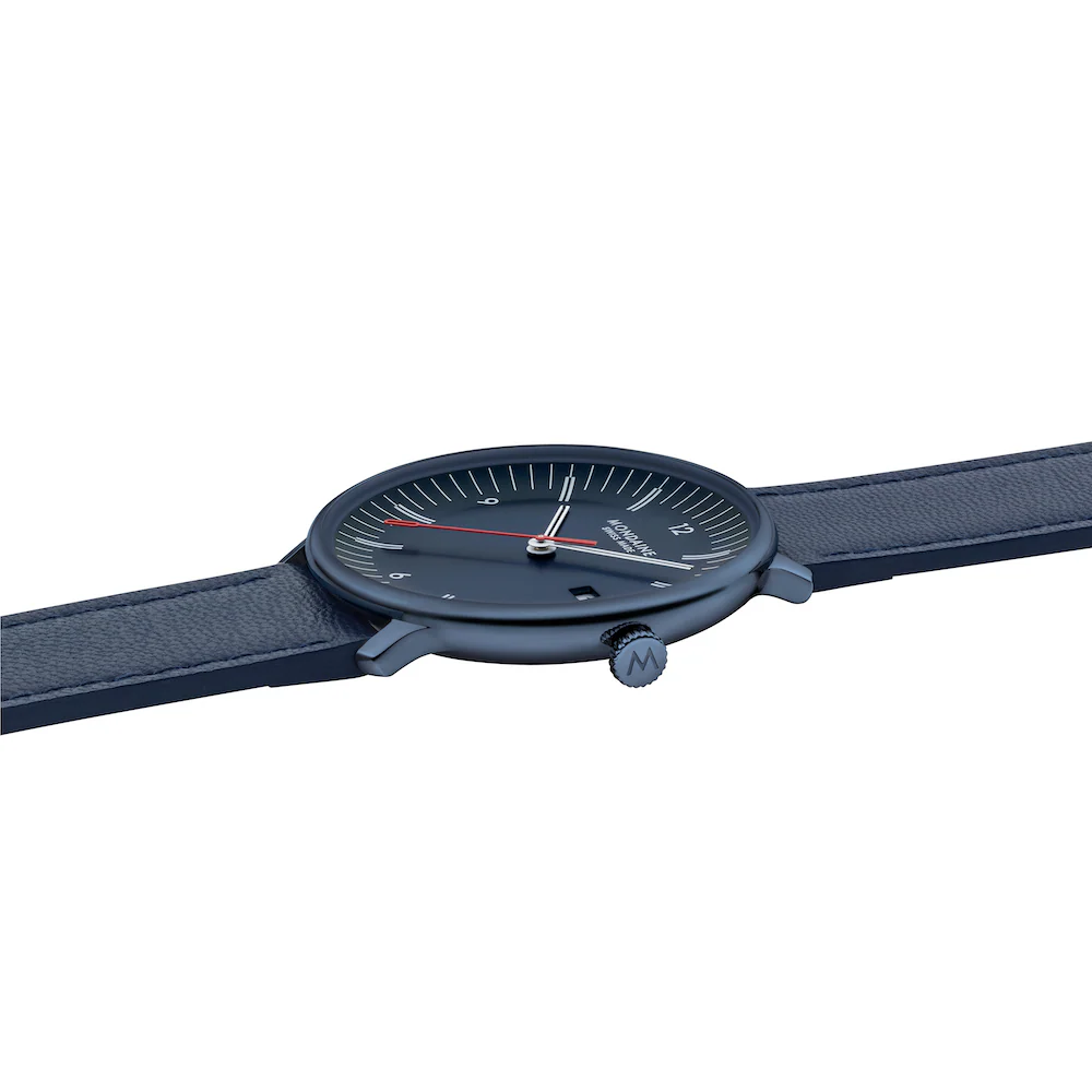 Mondaine Doppio 41mm Mens Watch - Image 5